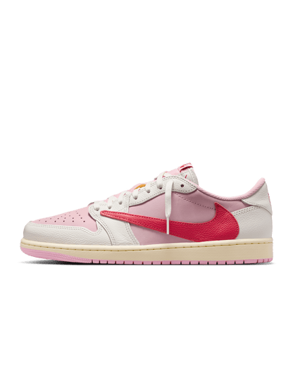 Jordan 1 Retro Low OG SP Travis Scott Sail Tropical Pink
