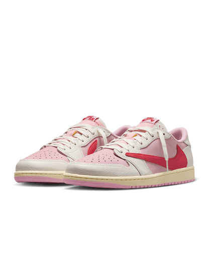 Jordan 1 Retro Low OG SP Travis Scott Sail Tropical Pink