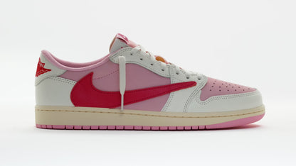 Jordan 1 Retro Low OG SP Travis Scott Sail Tropical Pink